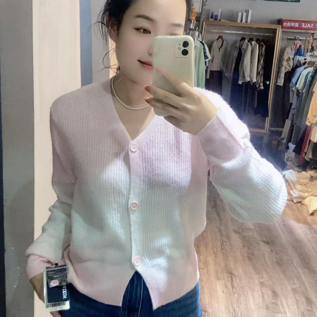 短款女通勤春季针织冬季毛针织衫女装