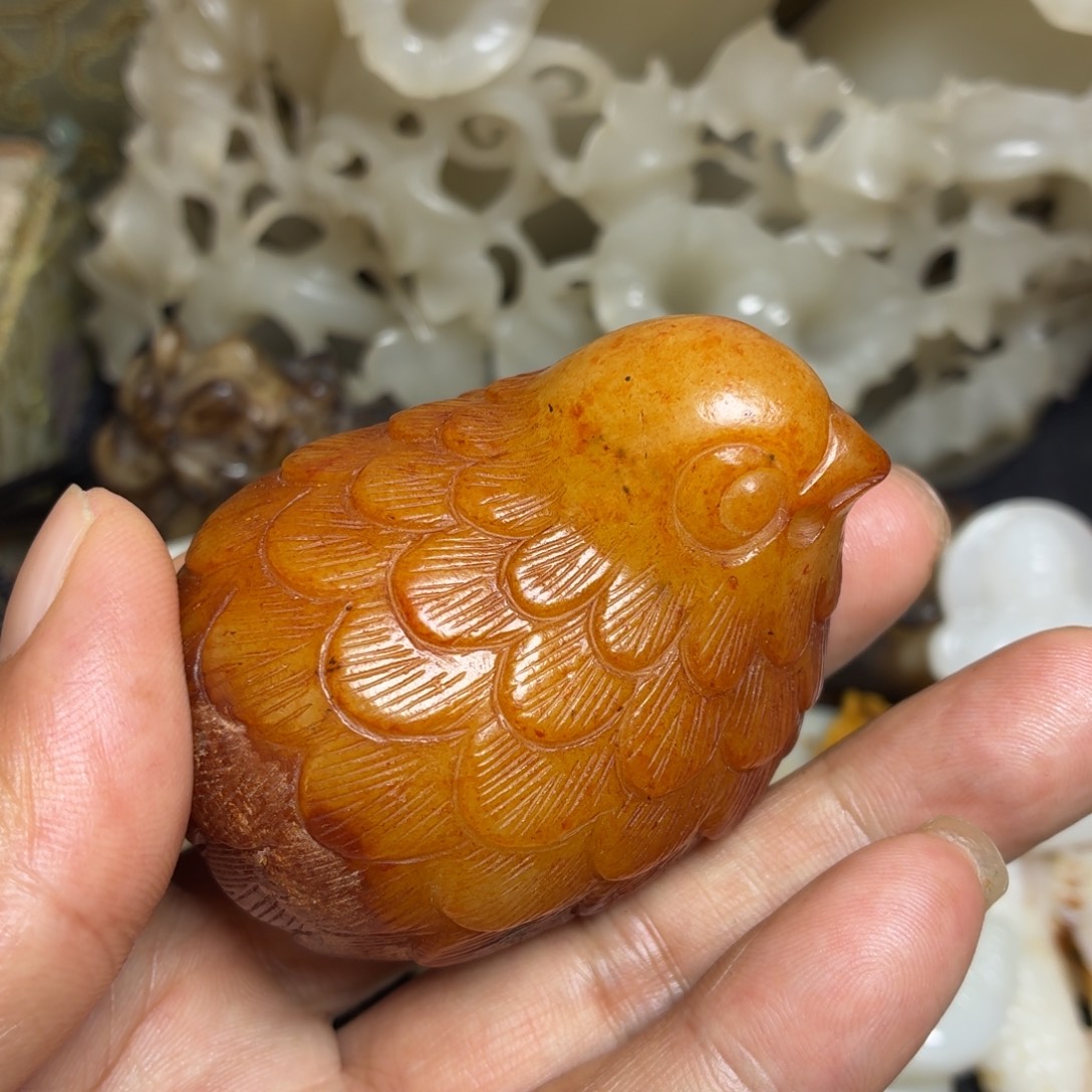 大***生和田玉未镶嵌挂件