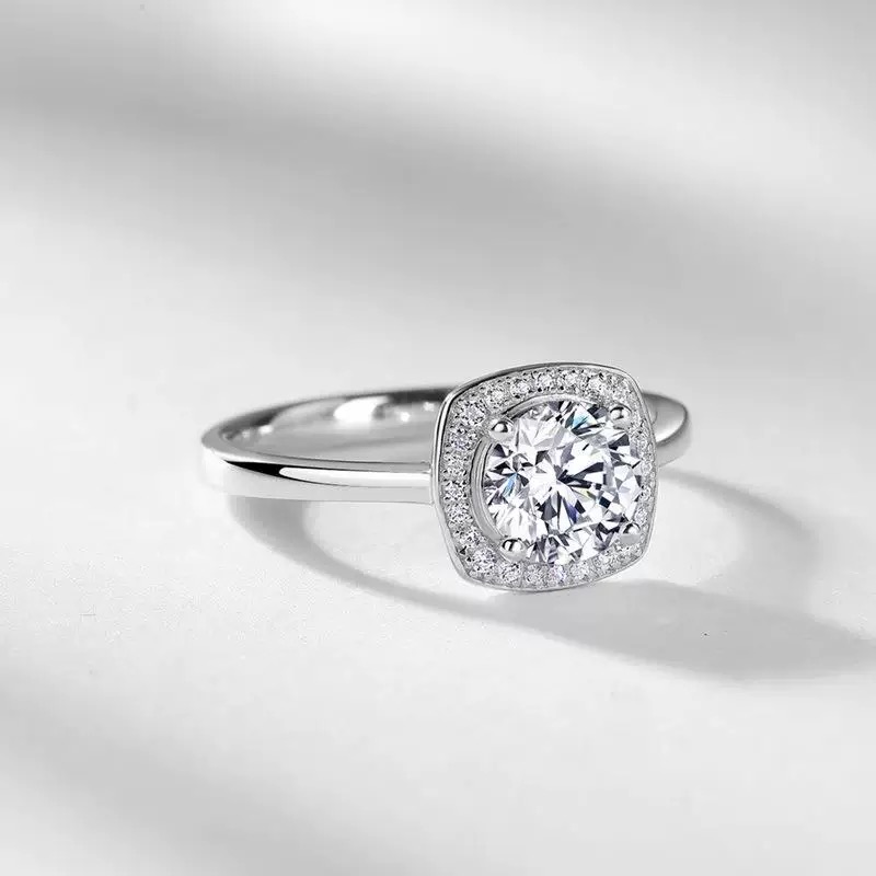 【库利南之星】KLNZX 高端奢华定制款 光臂方包50分戒指 J009