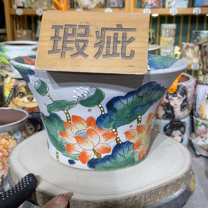 红陶景德镇艺术手绘作品