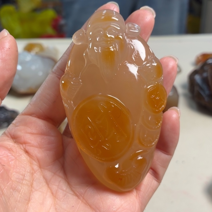 玛瑙/玉髓未镶嵌吊坠(不含链)