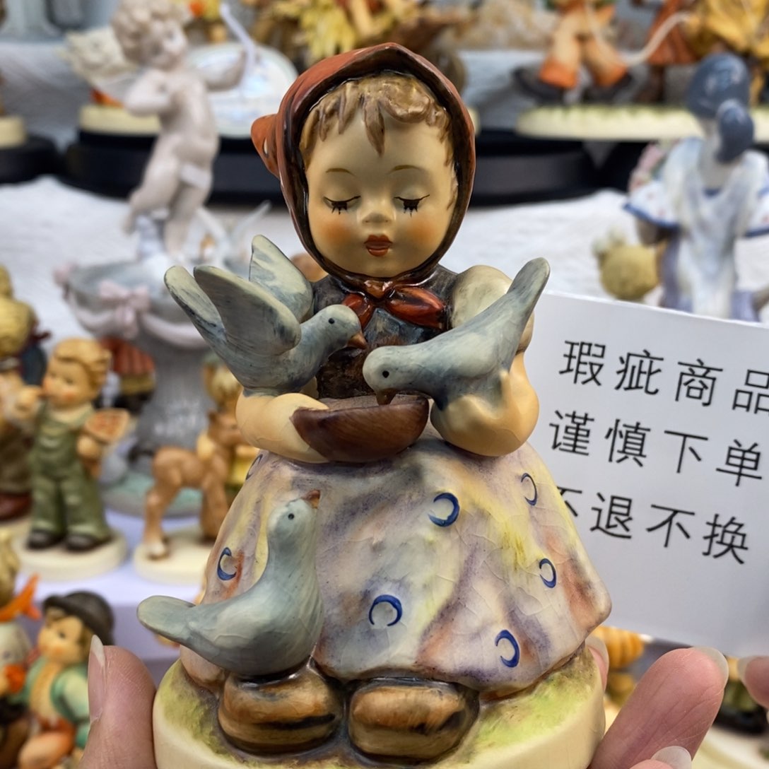 瓷片欧美中古美物摆件