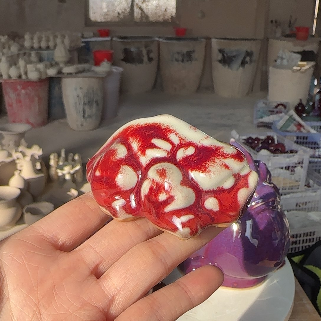 陶摆件郑家钧窑摆件