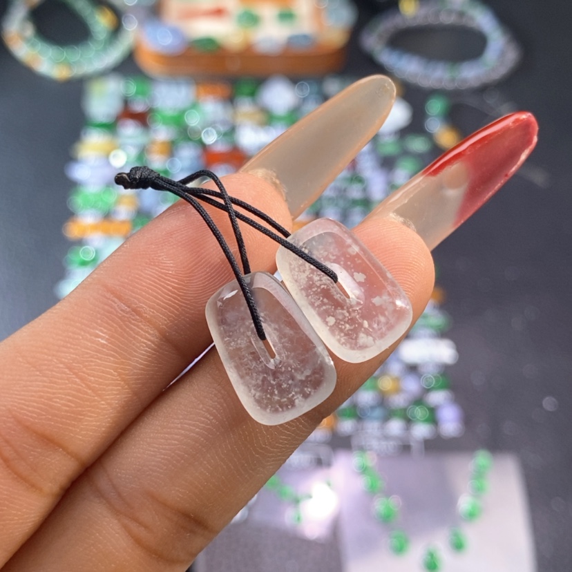 【闪购商品】翡翠挂件未镶嵌扣子