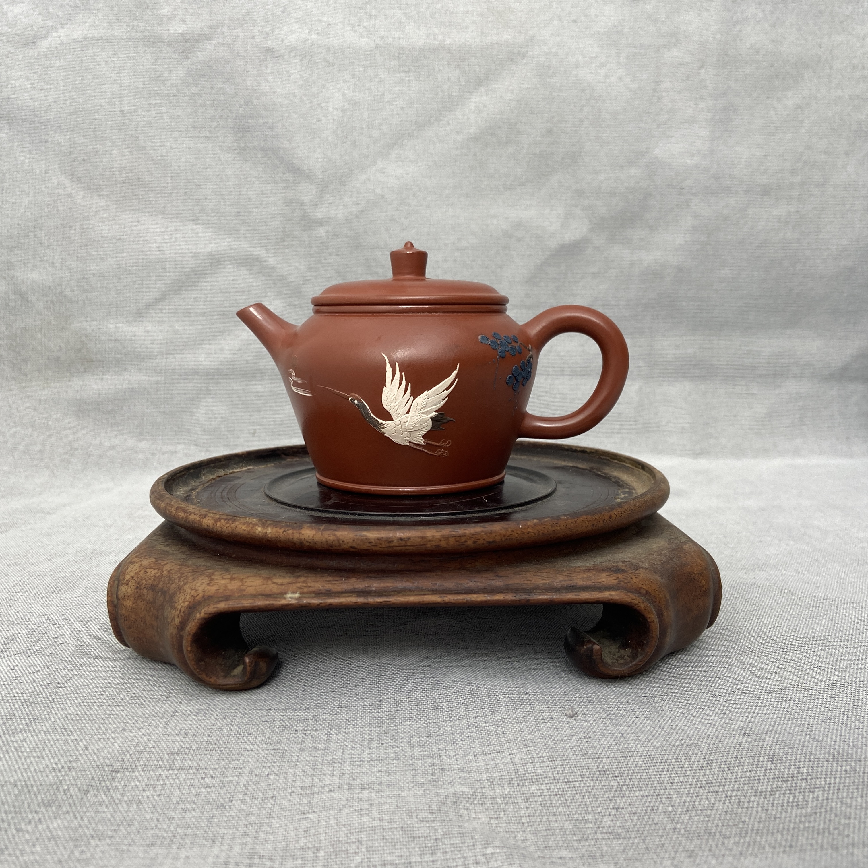 宜兴手工紫砂陶 茶壶GS3484-56