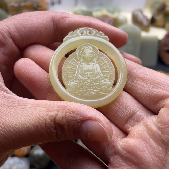 蛇纹石玉颈饰未镶嵌155