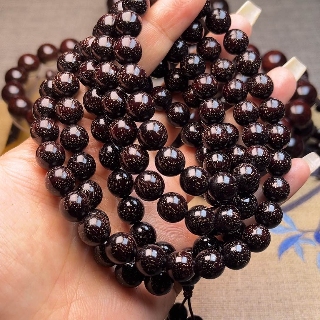 檀香紫檀（小叶紫檀）1.0 108颗满星