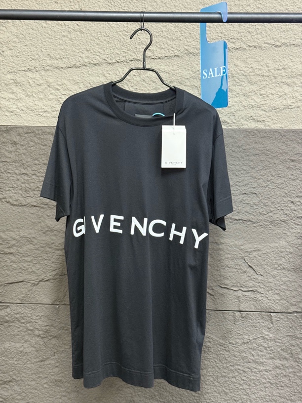 未使用 Givenchy/纪梵希 大刺绣logo短袖黑色