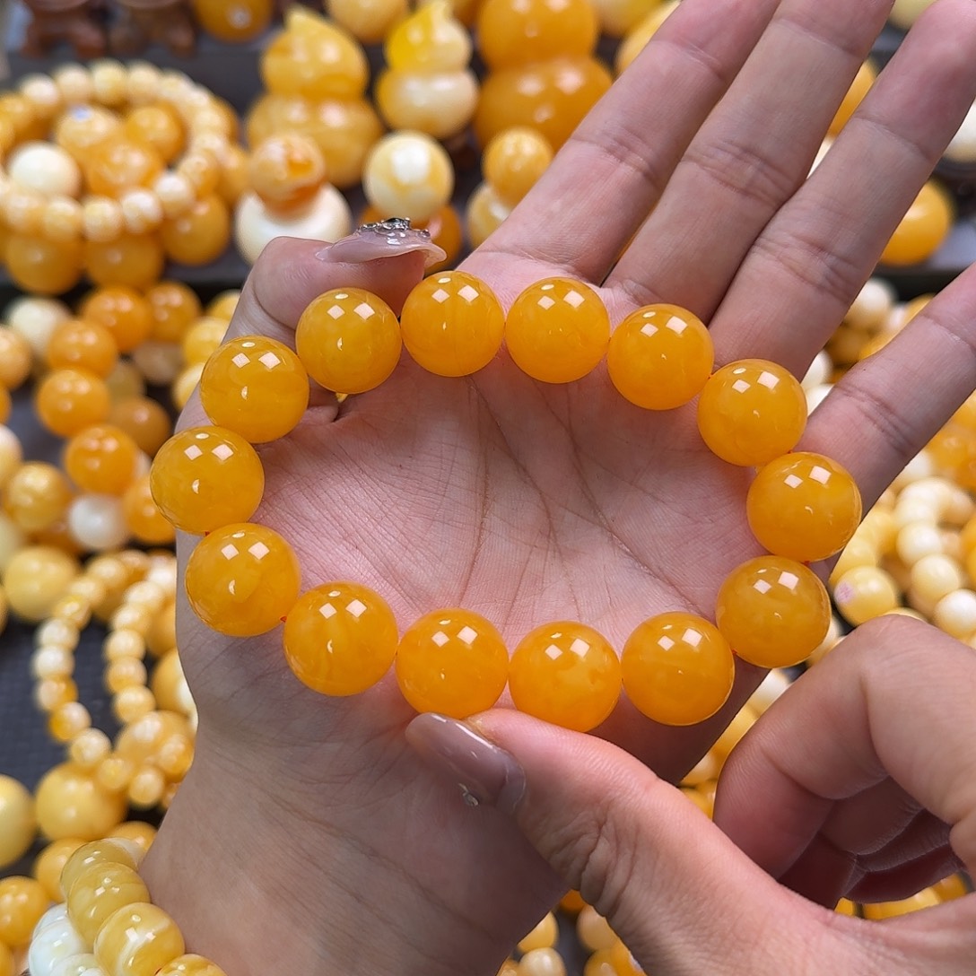 蜜蜡未镶嵌珠宝奇石同料17mm