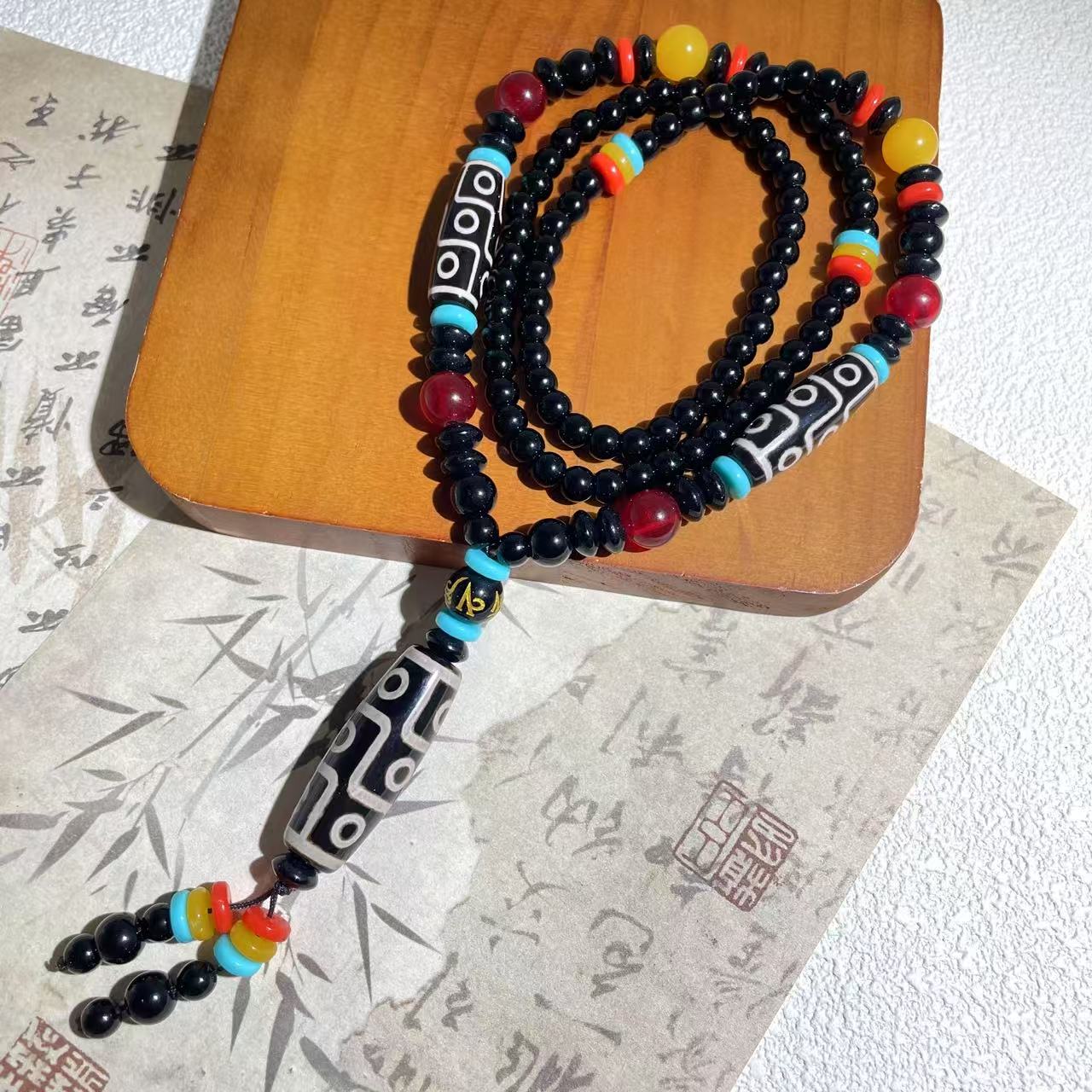 天然玉石民族风妈妈链 多样性发货拍一发一M115