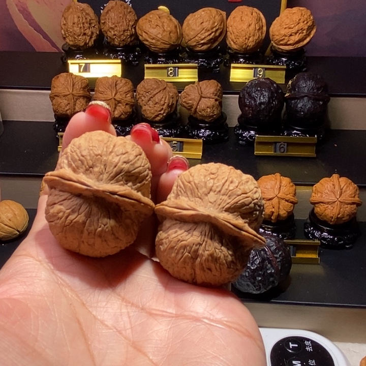 文玩核桃把件和尚头元宝39尺