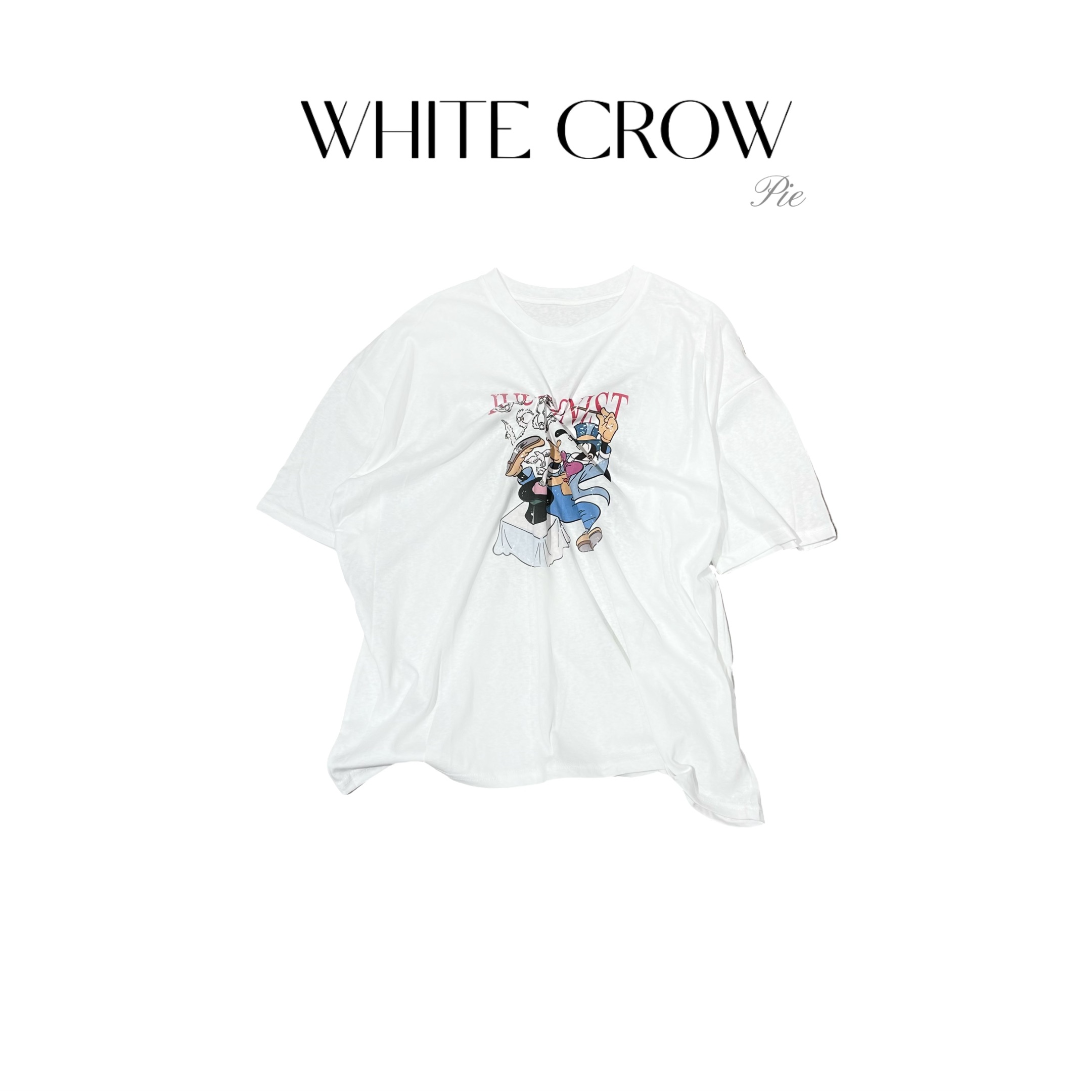 白乌鸦【梦想魔法师】短袖复古 7407