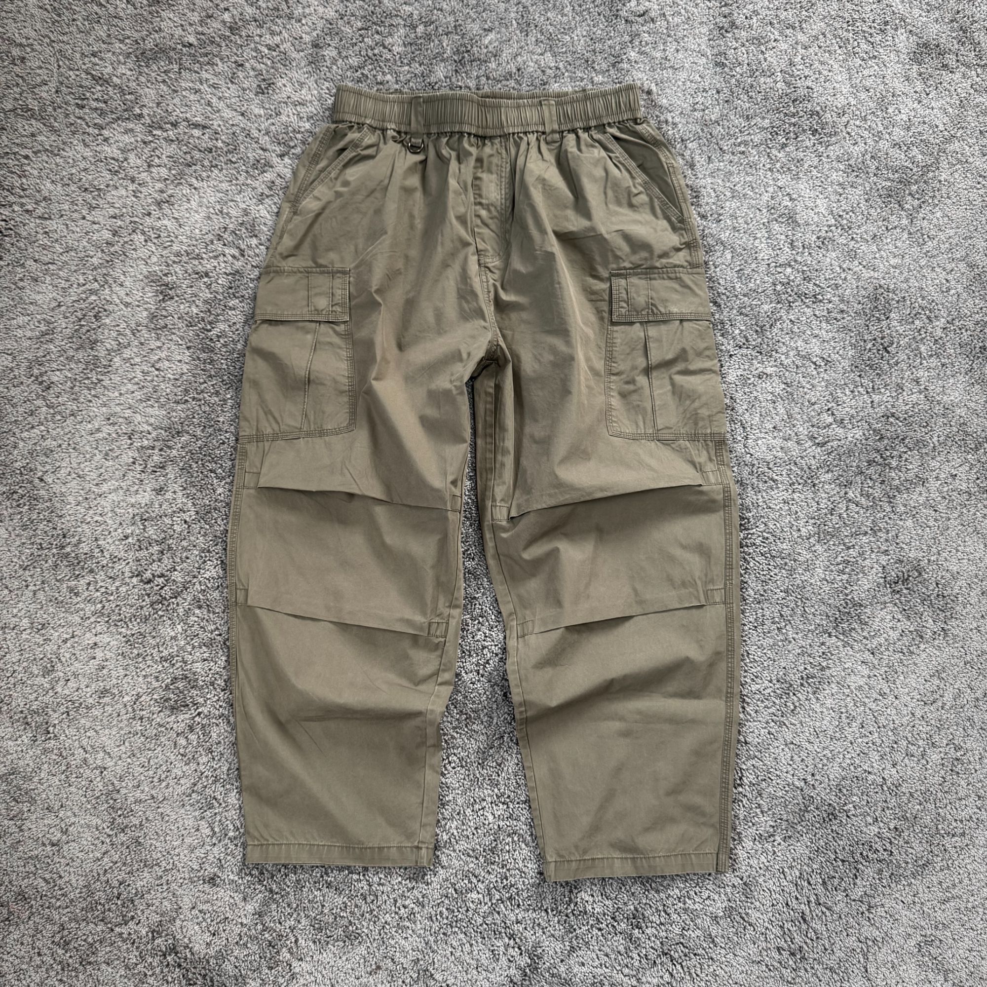 dfsea 骨感 高密度细滑水洗手感棉布 高端三线工艺 工装裤休闲裤