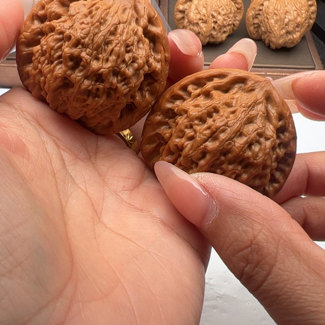 文玩核桃把件金公子44