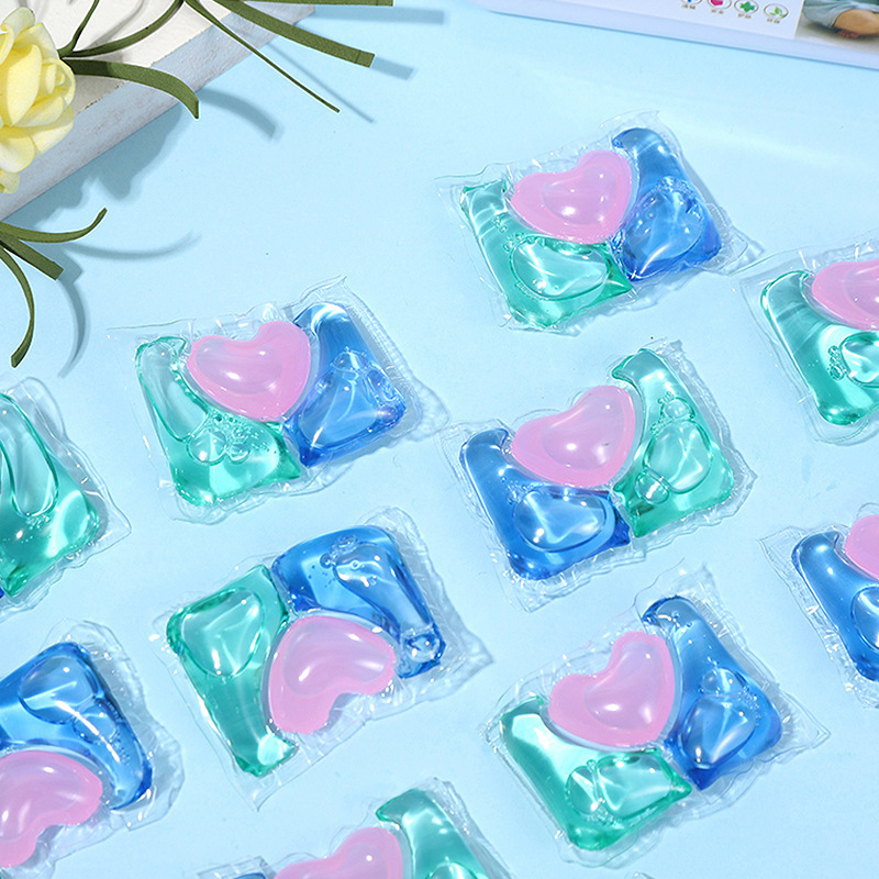 三合一浓缩持久留香洗衣液香水型强力去污袋装洗衣凝珠香珠