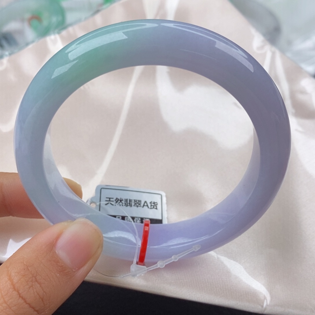翡翠手镯未镶嵌5758正圈