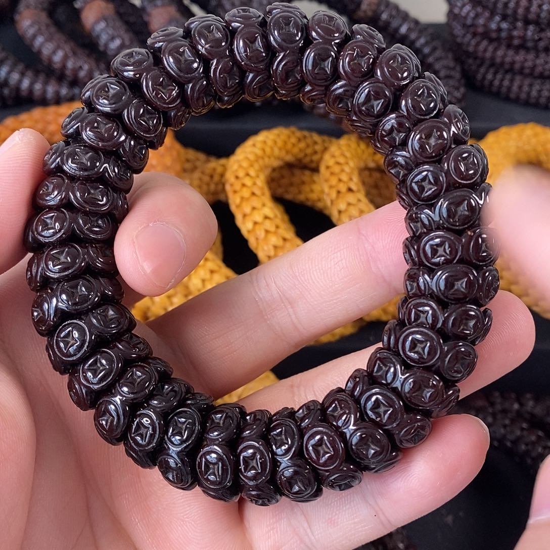 手串紫金鼠大黑钱币18