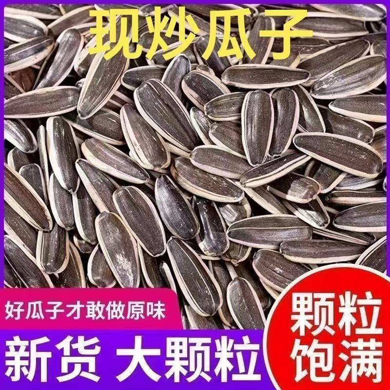 500g当季新货原味瓜子葵花籽炒熟干炒瓜子大颗粒追剧炒瓜子零食