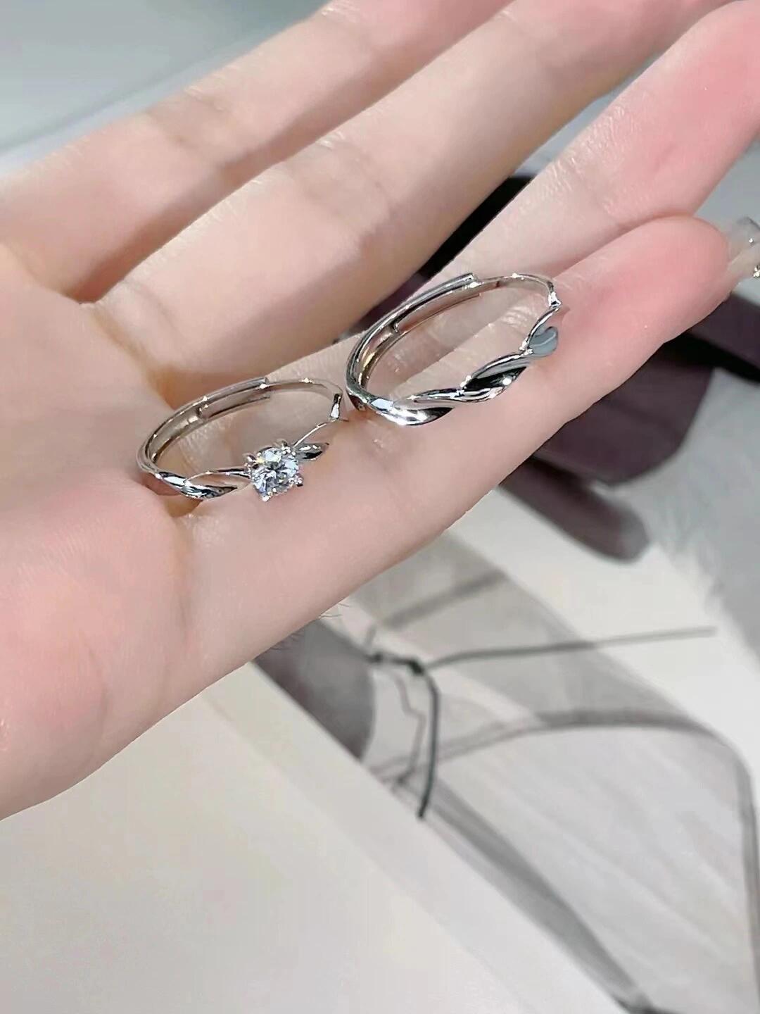 925银戒指 时尚百搭 送女朋友礼物