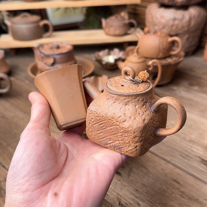 原矿老岩泥茶器系列