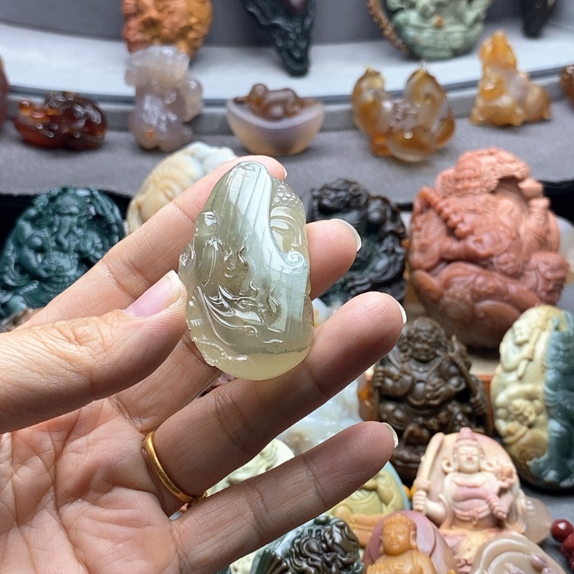 【闪购商品】未镶嵌吊坠定制玛瑙