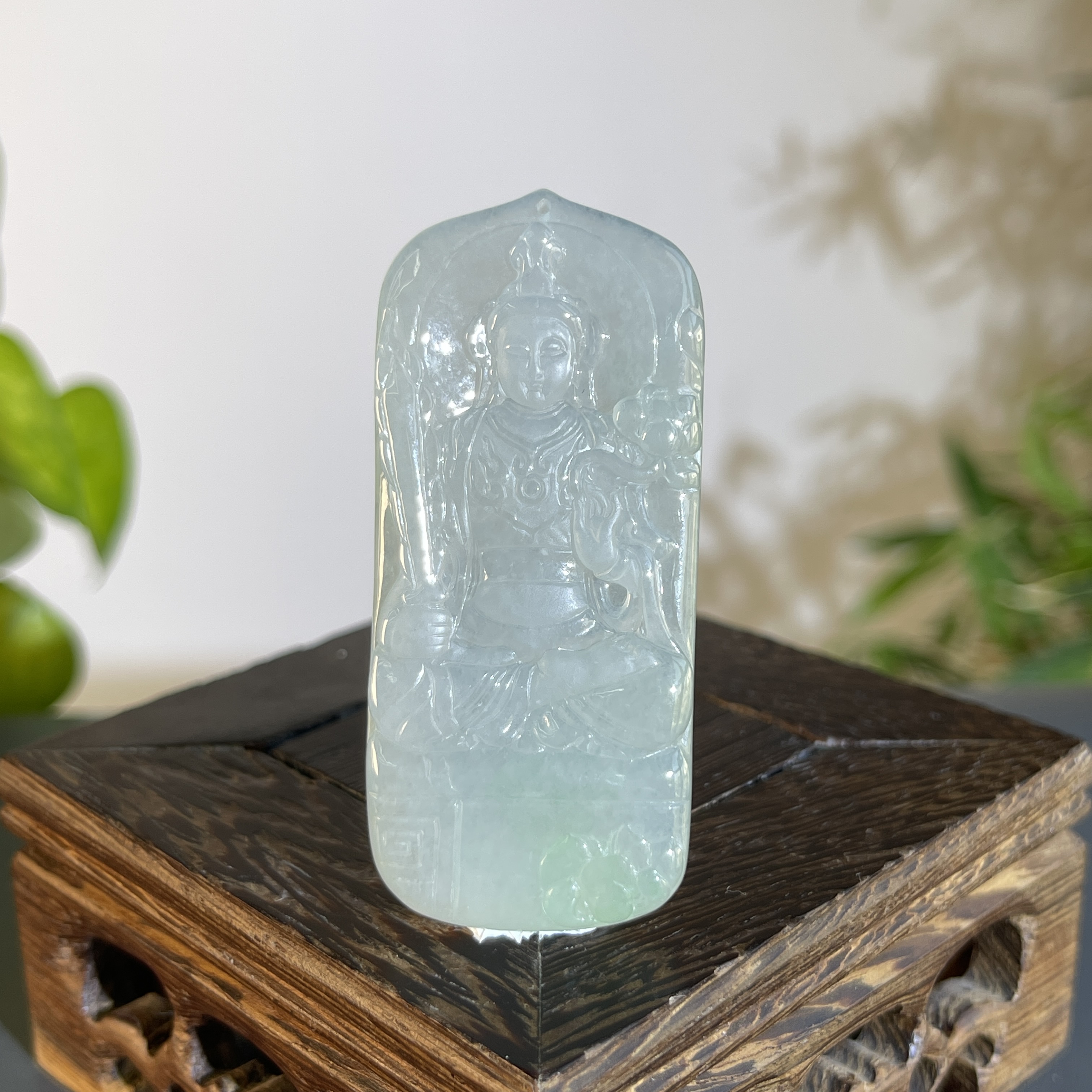 JTA31-102 天然缅甸A货翡翠 虚空藏