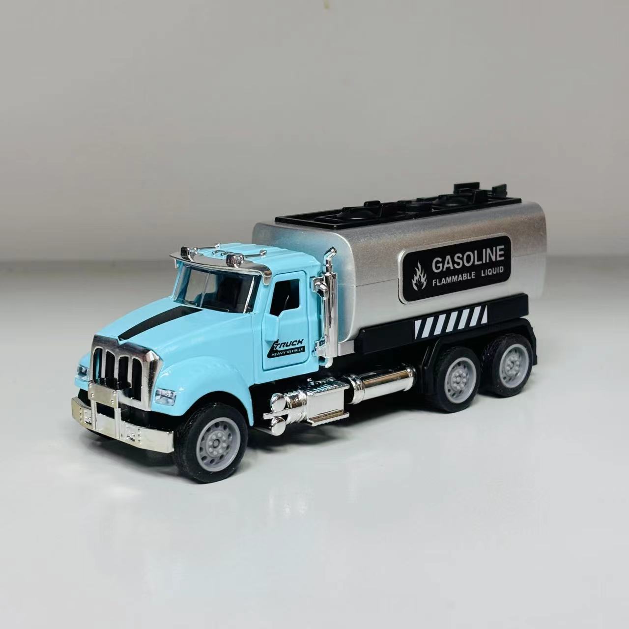 合金声光美式油罐车回力车Y