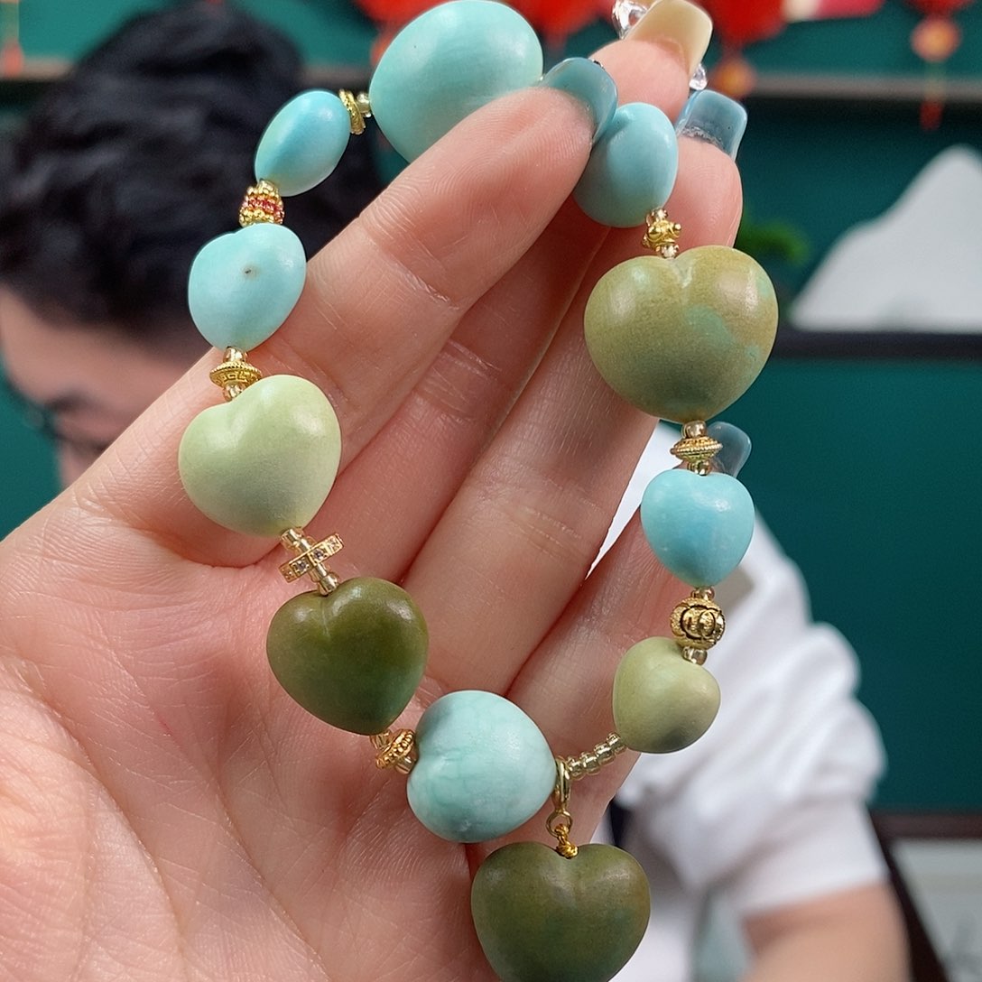 绿松石珠宝奇石未镶嵌