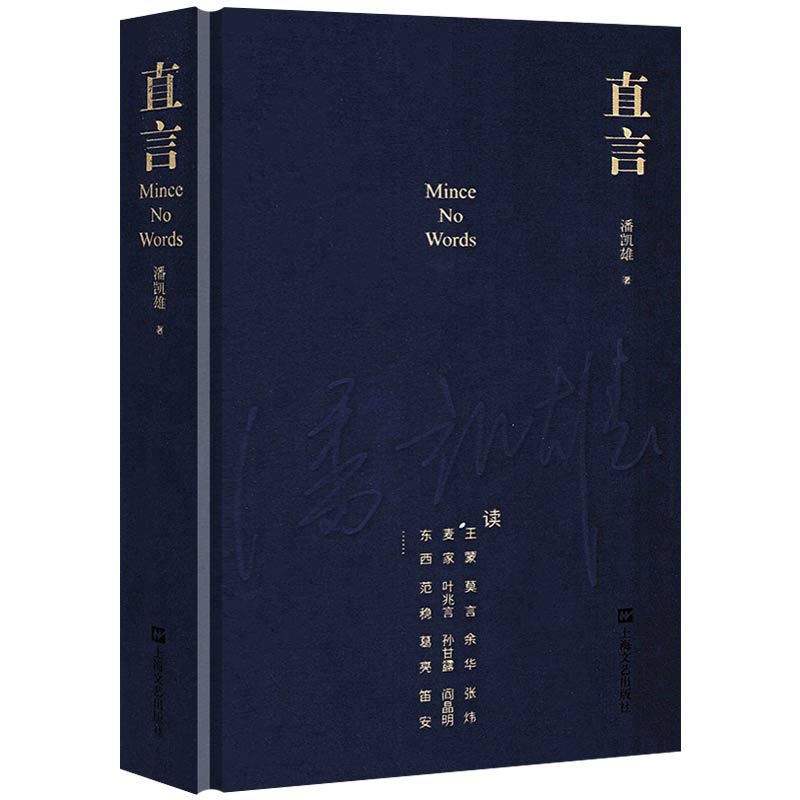直言：潘凯雄文学评论集（布面精装）正版书籍
