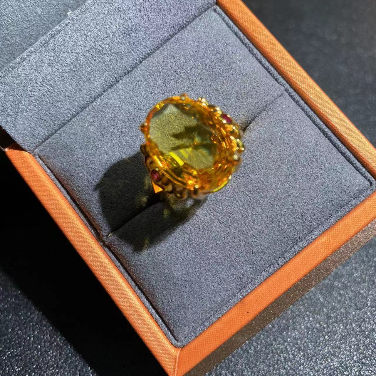 铜合金琉璃戒指  RL 美轮美奂时尚百搭 戒指