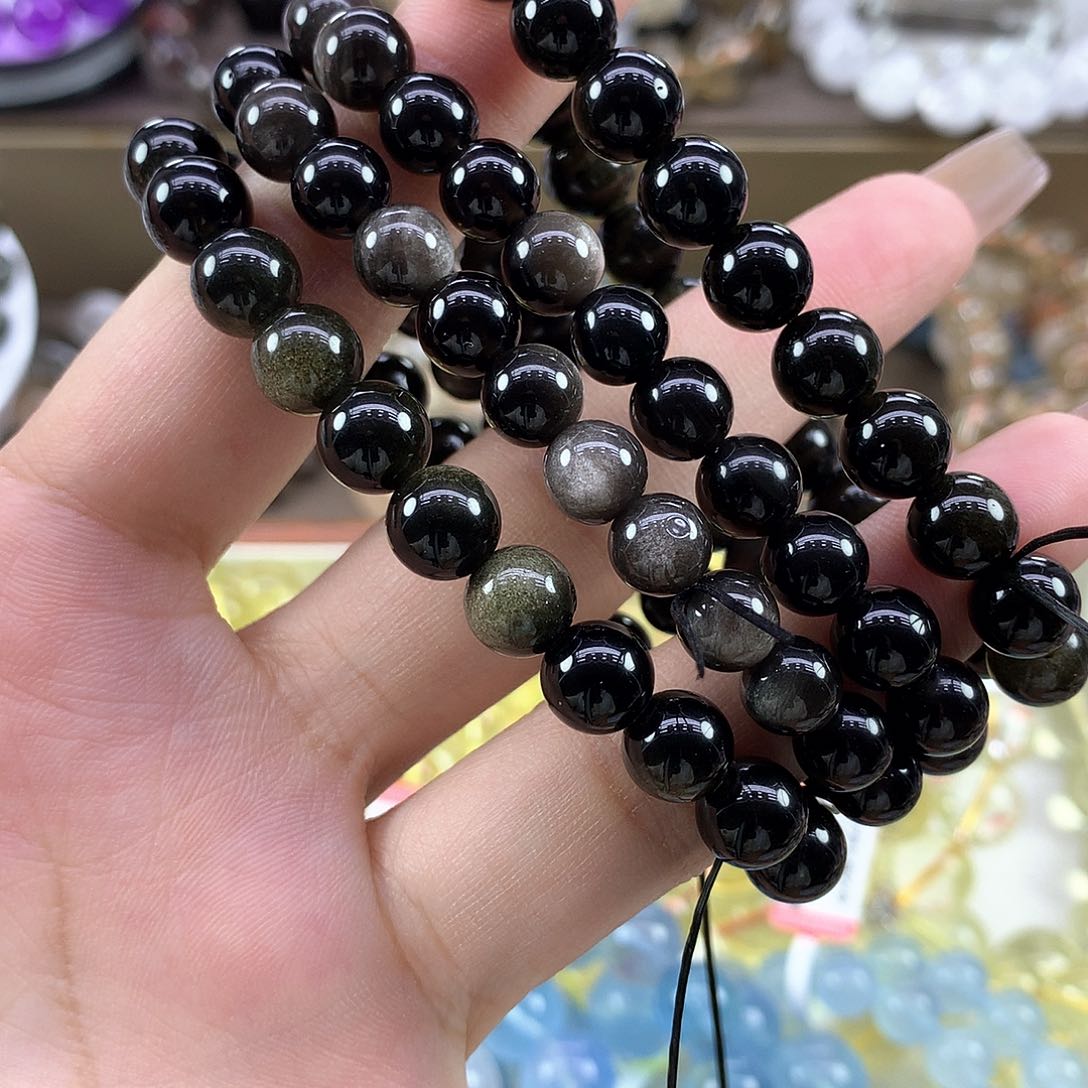 水晶手串未镶嵌耀石7-8