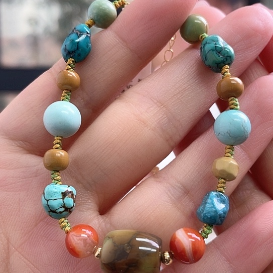 未镶嵌绿松石珠宝奇石