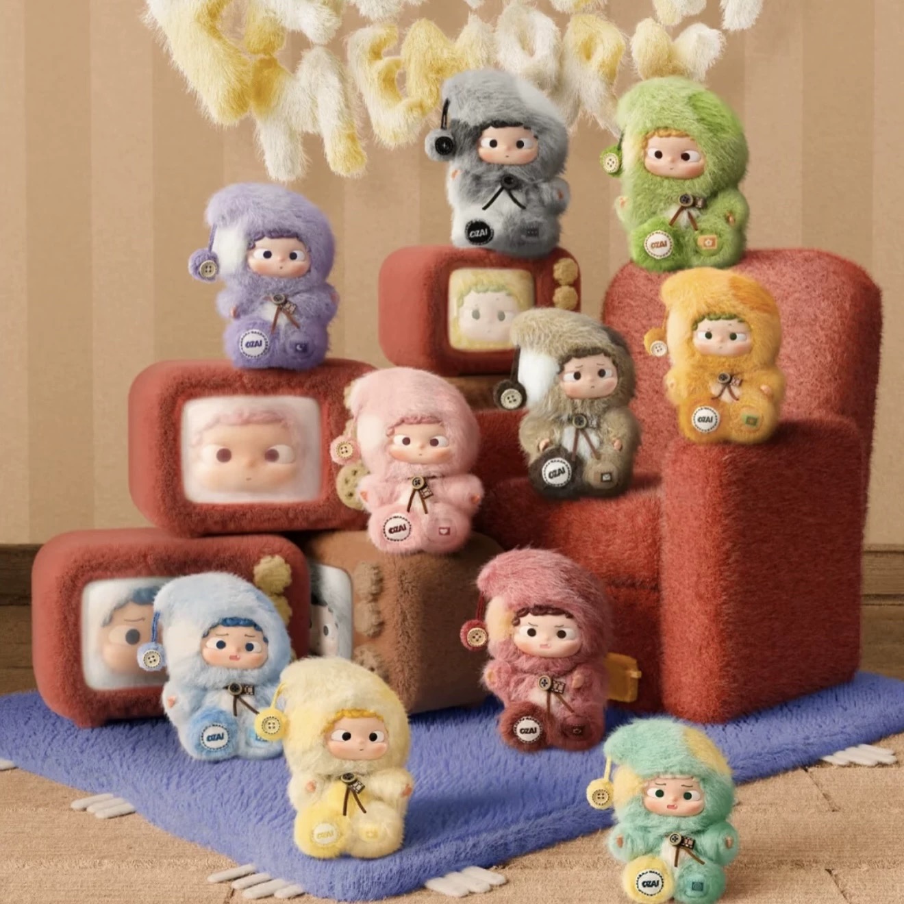 （拆盒）Heyone黑玩OZAI哦崽记忆定格中系列搪胶三代珍藏搪胶