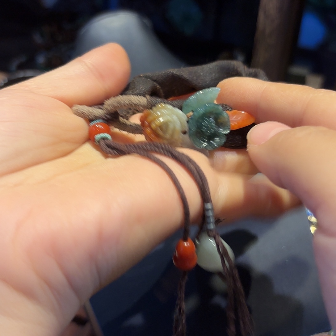 翡翠未镶嵌颈饰原创