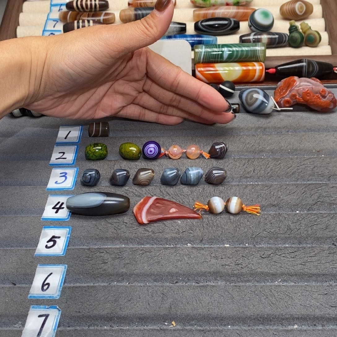 七***唐玛瑙/玉髓合金手链微瑕不退换