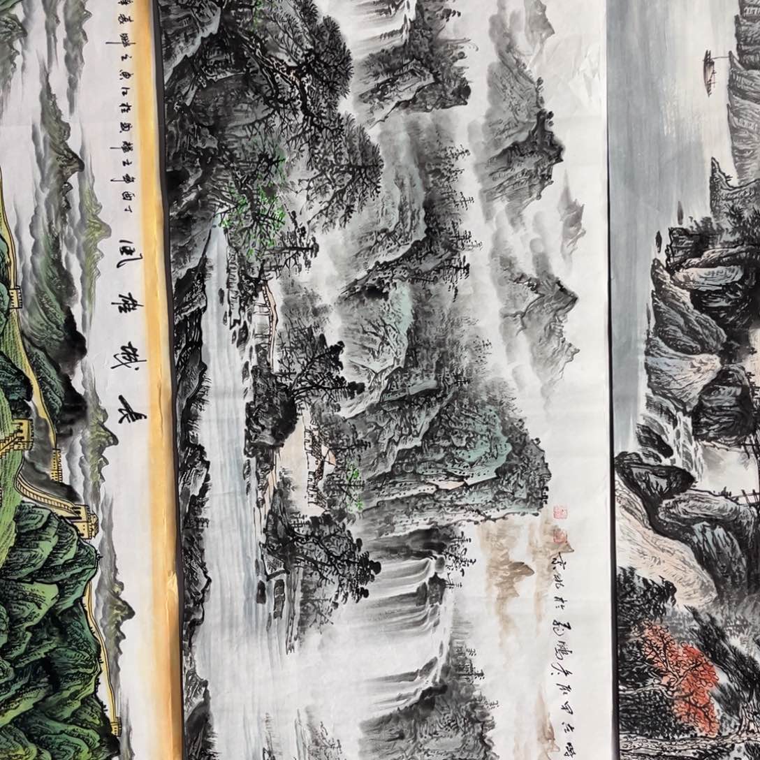 国画徐***画我们都是好朋友