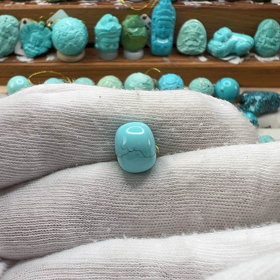 绿松石老型珠 未镶嵌