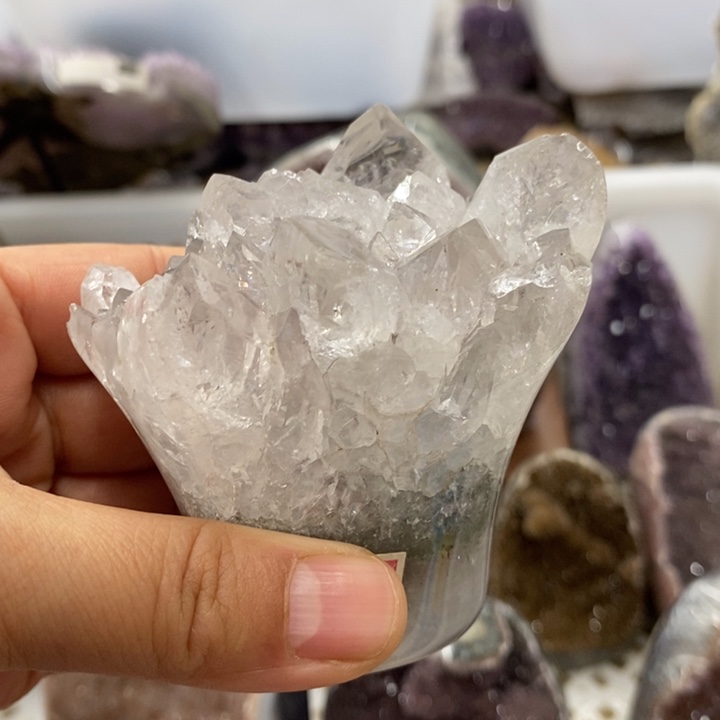 紫晶珠宝半成品未镶嵌