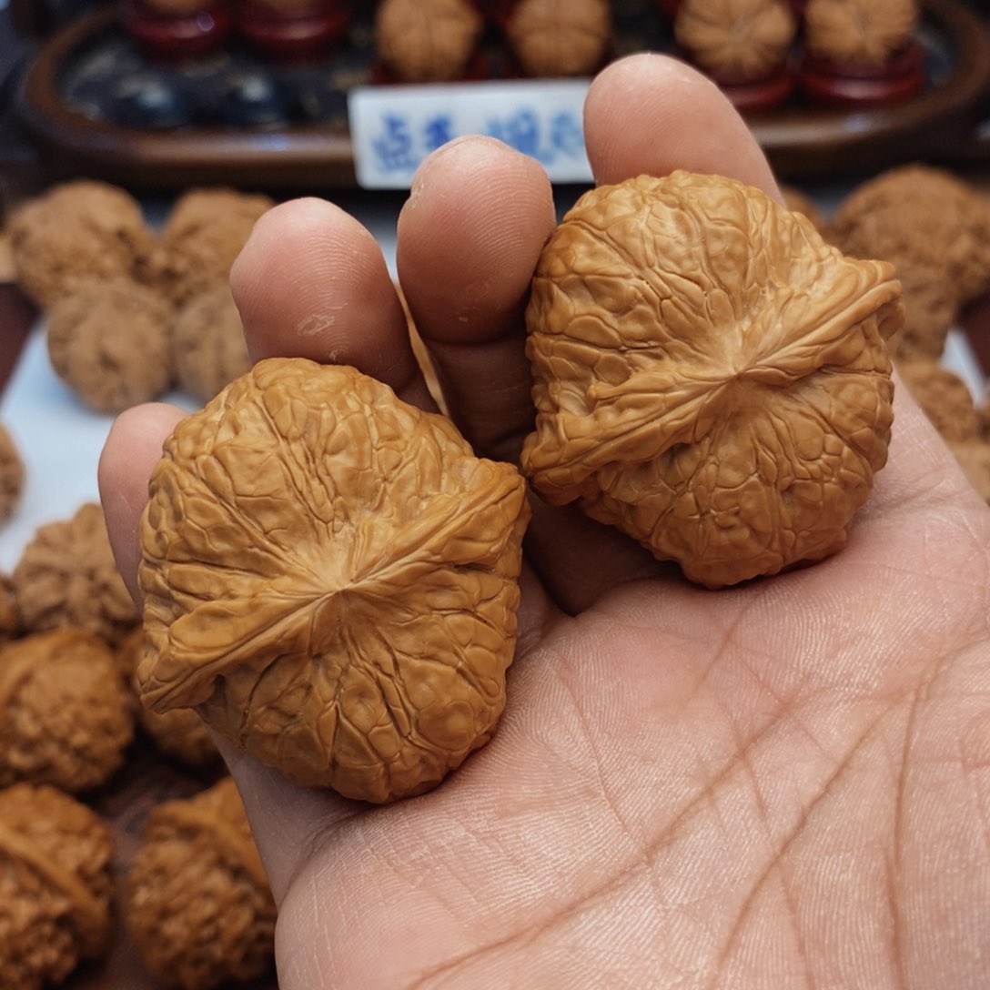 文玩核桃把件I*o43尺 全品南瓜墩 50