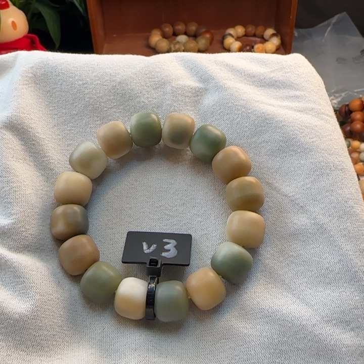 菩提根/象牙果手串卡14汉堡微瑕3