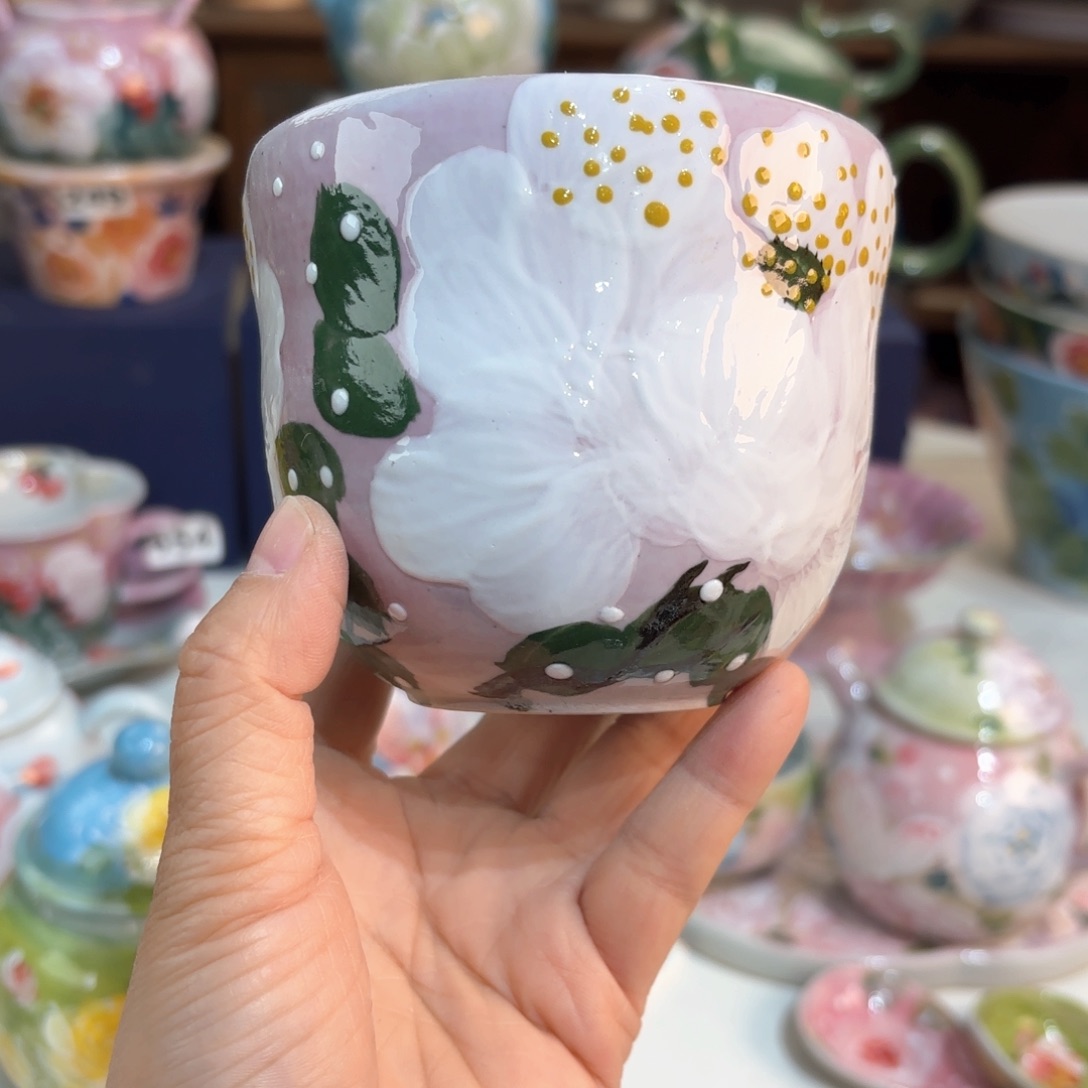 景德镇手绘高温釉下彩陶瓷茶具