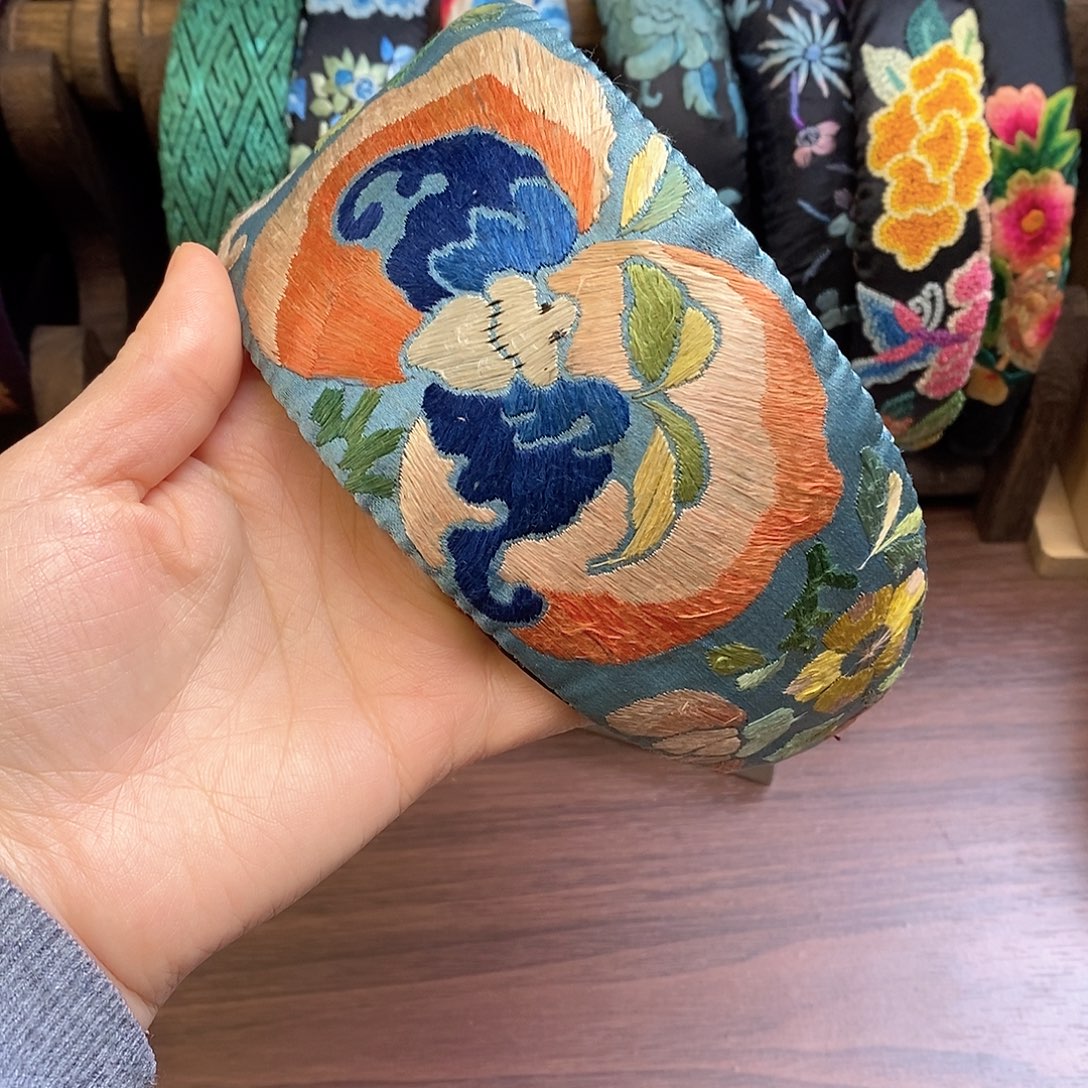 织绣老绣手工刺绣发箍