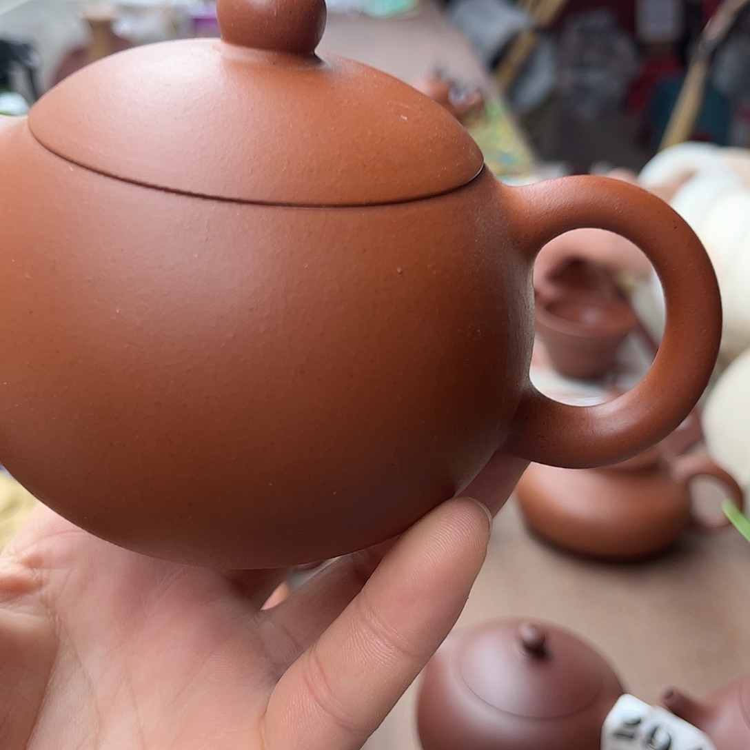 紫砂茶壶小红泥西施270左右