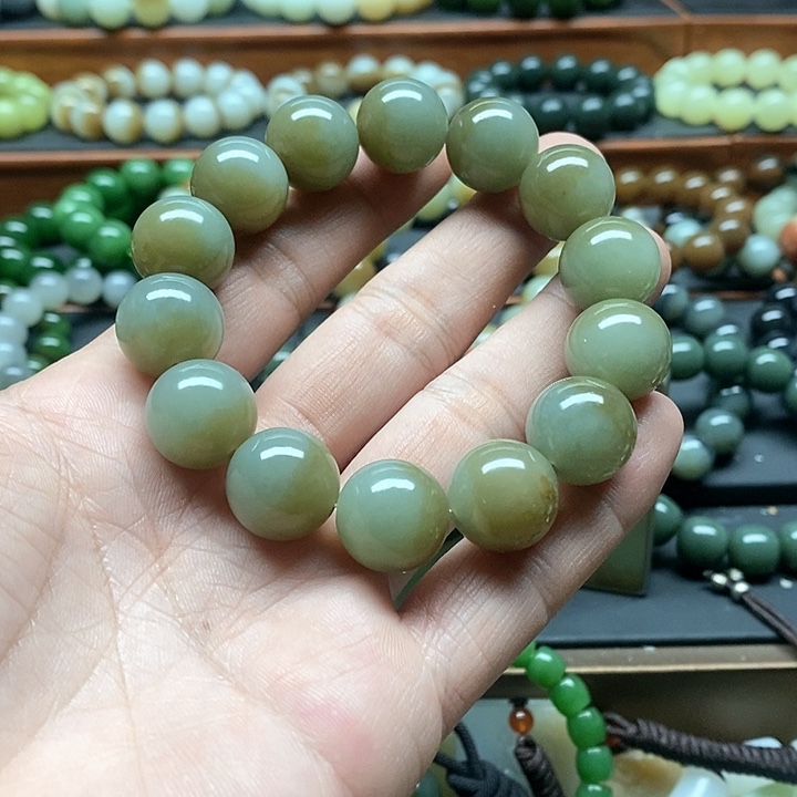 未镶嵌手串和田玉精**袖