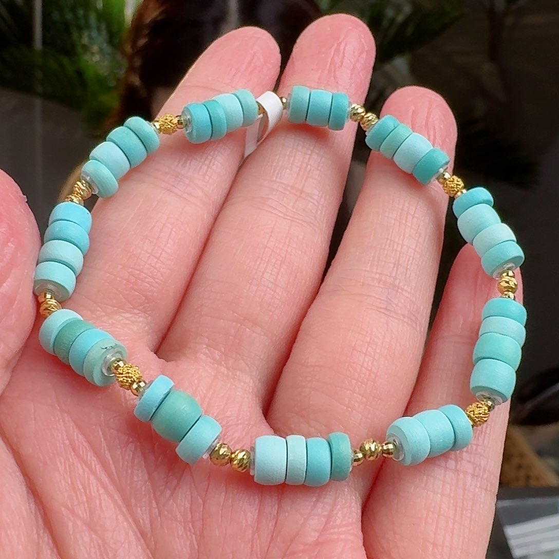 绿松石珠宝奇石18K金镶嵌