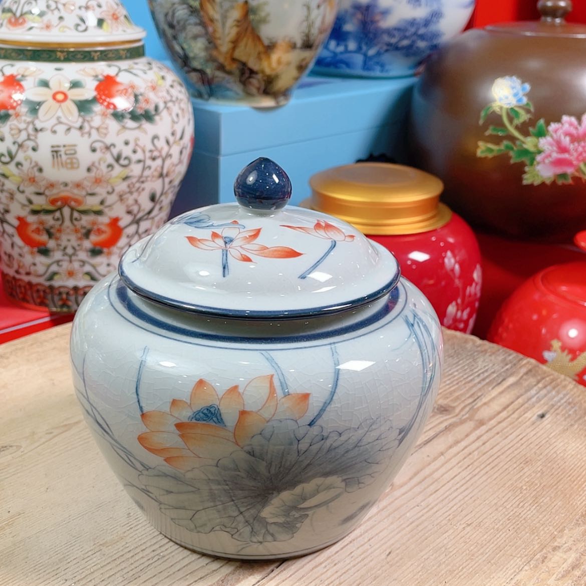 【闪购商品】罐陶瓷茶叶罐密封罐