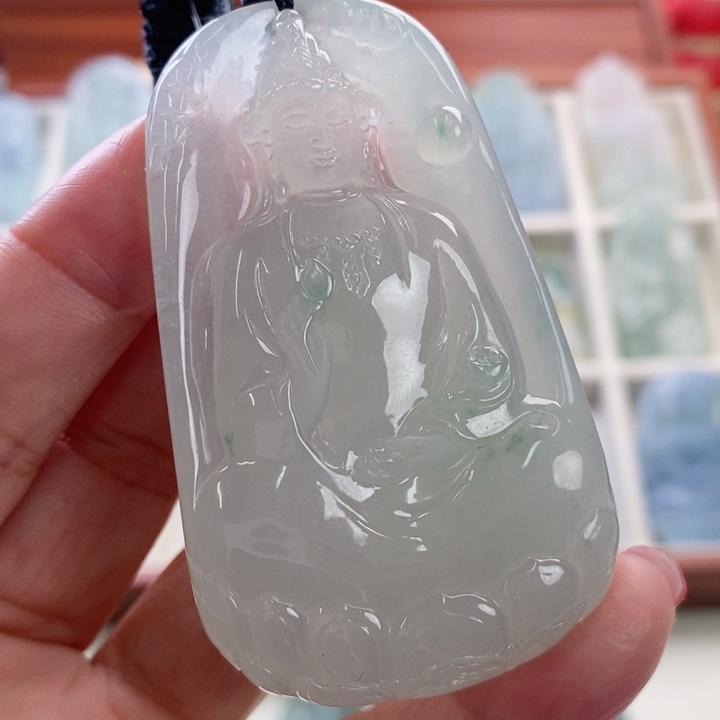 颈饰未镶嵌翡翠山*翡翠