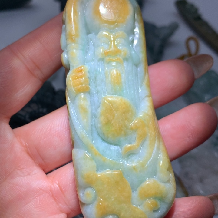翡翠未镶嵌颈饰保真天然A货翡翠