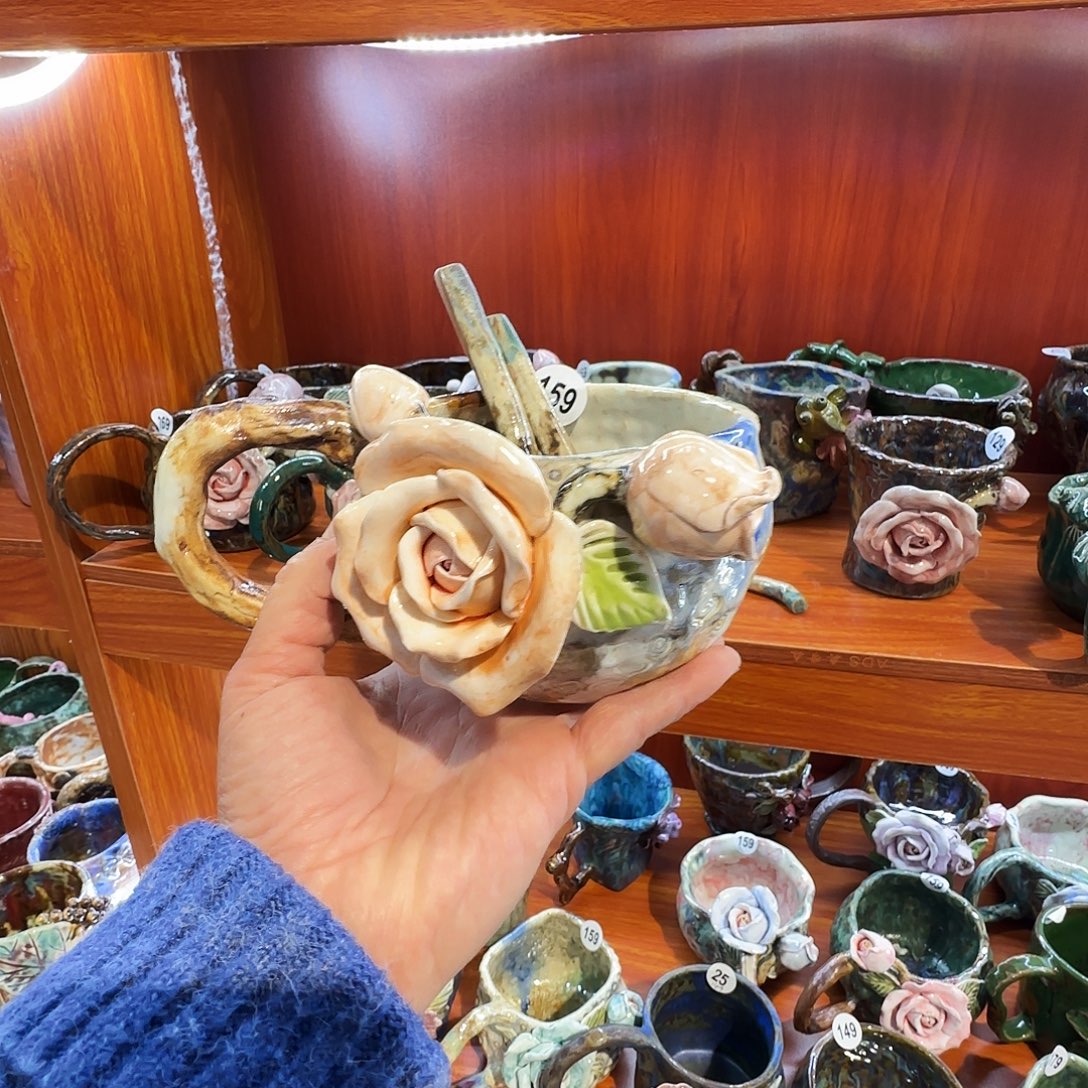 玺***纯手工咖啡杯盘碗