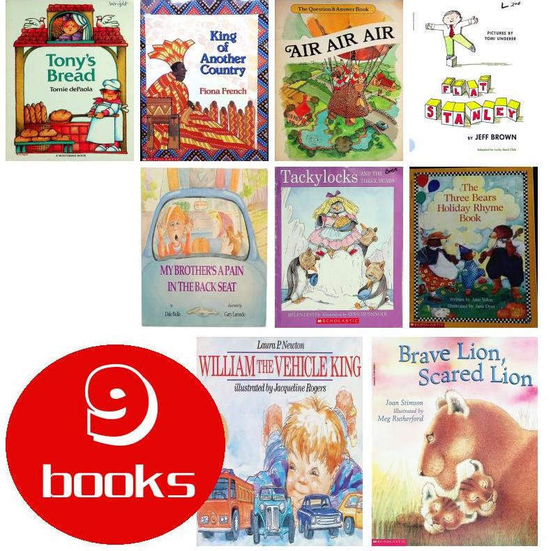 英文原版绘本9本93251202089